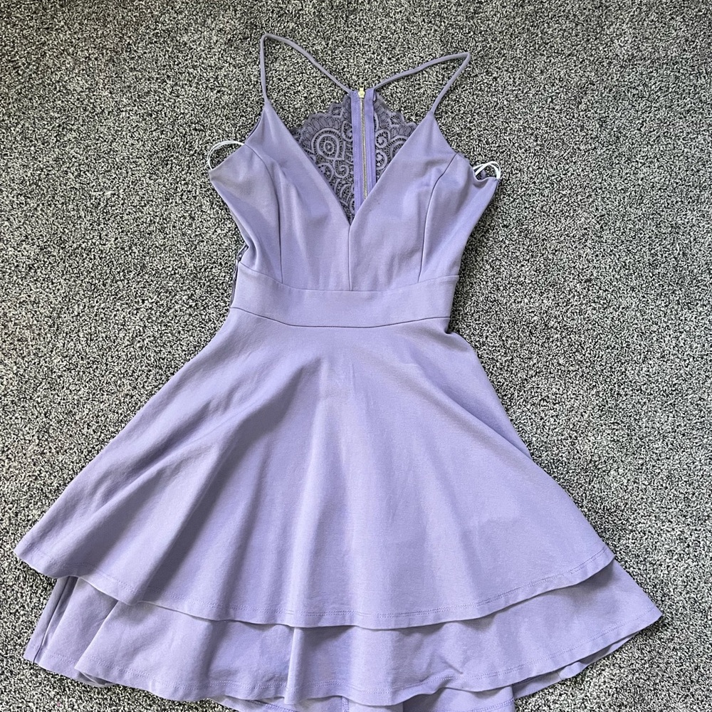 Windsor Lavender Mini Dress